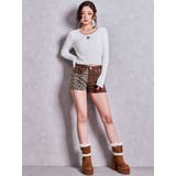 GG studs leopardショートパンツ | GYDA | 詳細画像35
