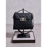ブラック | SymmetryGYDA bijouフラップハンドBAG | GYDA