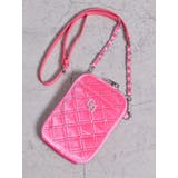 ピンク | GGベロア bijou quiltingミニショルダーBAG | GYDA