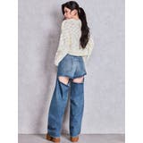 ハイウエストBACK OPEN BARREL LEGデニムパンツ | GYDA | 詳細画像10