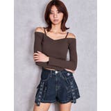 ハイウエストEYELET STRAP CARGOショートパンツ | GYDA | 詳細画像12