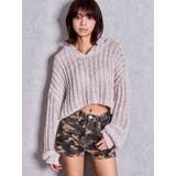 HANDニットライクショートHOODIE | GYDA | 詳細画像3 