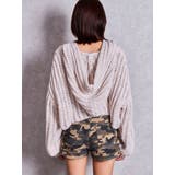 HANDニットライクショートHOODIE | GYDA | 詳細画像4 