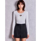 GG bijou MOLD long sleeveニットトップス | GYDA | 詳細画像21 