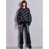 BETTY×GYDA slanting patternニットトップス | GYDA | 詳細画像13 