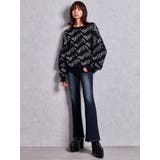 BETTY×GYDA slanting patternニットトップス | GYDA | 詳細画像14 