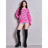 BETTY×GYDA slanting patternニットトップス | GYDA | 詳細画像8 