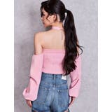 GYDAオフショルチョーカーケーブルニットトップス | GYDA | 詳細画像18 