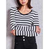 ミックス | SymmetryGYDAプレートlong sleeveニットトップス | GYDA