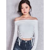 GYDAサイドレースアップショートトップス | GYDA | 詳細画像2