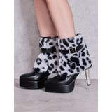 『ファー取り外し可能♥』レオパードフェイクファー2WAY bijou heelブ… | GYDA | 詳細画像14