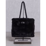 ブラック | 『大人気デザイン❤︎』GYDAフェイクファーMトートBAG | GYDA
