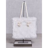 オフホワイト | 『WEB限定アイテム❤︎』GYDAラメフェイクファーMトートBAG | GYDA