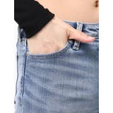 ジャストウエストGYDAフェイクレザーpatchスキニーデニムパンツ | GYDA | 詳細画像28