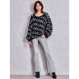 GYDA SLANT PATTERNニットトップス | GYDA | 詳細画像19 