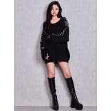 『予約受付中♥』Valdy empire embroideryニットトップス | GYDA | 詳細画像5