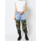 【POSTOKYO】デニムカモフラドッキングパン | jouetie | 詳細画像10