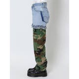 【POSTOKYO】デニムカモフラドッキングパン | jouetie | 詳細画像4