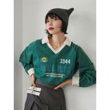 グリーン | レトロスポーティートップス | jouetie