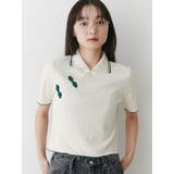 アイボリー | チャイナポロトップス | jouetie