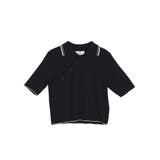 ブラック | チャイナポロトップス | jouetie