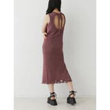 バックオープンサマーニットワンピース | jouetie | 詳細画像5 