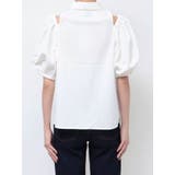 カットアウトバルーンスリーブシャツ | jouetie | 詳細画像11