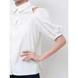 カットアウトバルーンスリーブシャツ | jouetie | 詳細画像13