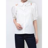 カットアウトバルーンスリーブシャツ | jouetie | 詳細画像22