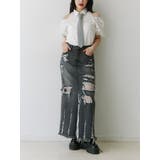 カットアウトバルーンスリーブシャツ | jouetie | 詳細画像4