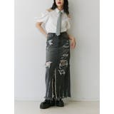 カットアウトバルーンスリーブシャツ | jouetie | 詳細画像5