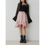 アシメヘムミドルスカート | jouetie | 詳細画像3 