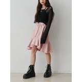 アシメヘムミドルスカート | jouetie | 詳細画像4 