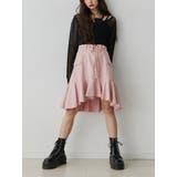 アシメヘムミドルスカート | jouetie | 詳細画像6 