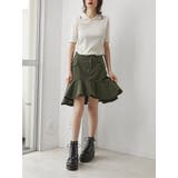 アシメヘムミドルスカート | jouetie | 詳細画像9 