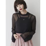 ブラック | シャイニーシアートップス | jouetie