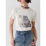 オフホワイト | キャットフィット Tシャツ | jouetie