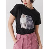 ブラック | キャットフィット Tシャツ | jouetie