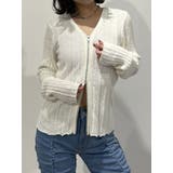 VネックダブルZIPカーデ | jouetie | 詳細画像10