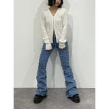 VネックダブルZIPカーデ | jouetie | 詳細画像14