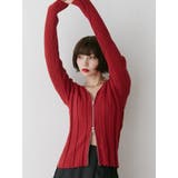 VネックダブルZIPカーデ | jouetie | 詳細画像4