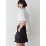 オフホワイト | ガーターTシャツ | jouetie