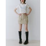 メタルロゴレースフィットTシャツ | jouetie | 詳細画像13 