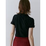 メタルロゴレースフィットTシャツ | jouetie | 詳細画像33 