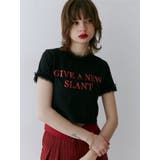 メタルロゴレースフィットTシャツ | jouetie | 詳細画像34 