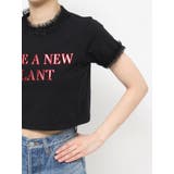 メタルロゴレースフィットTシャツ | jouetie | 詳細画像42 