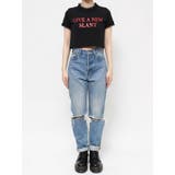 メタルロゴレースフィットTシャツ | jouetie | 詳細画像45 