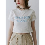 メタルロゴレースフィットTシャツ | jouetie | 詳細画像9 