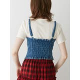 コルセットライクデニムビスチェ | jouetie | 詳細画像4 