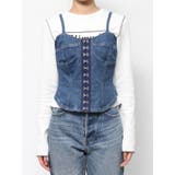 コルセットライクデニムビスチェ | jouetie | 詳細画像6 